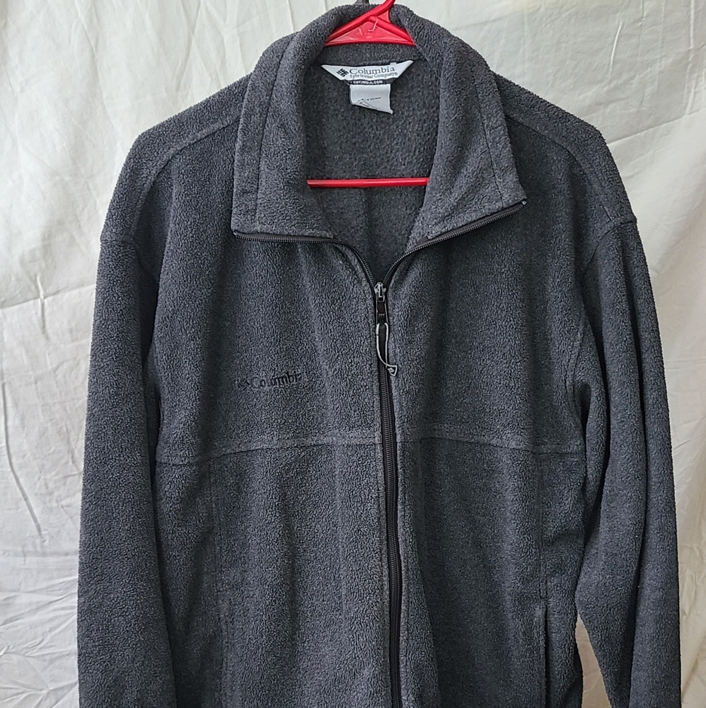 Men's fleece Columbia jacket size Large